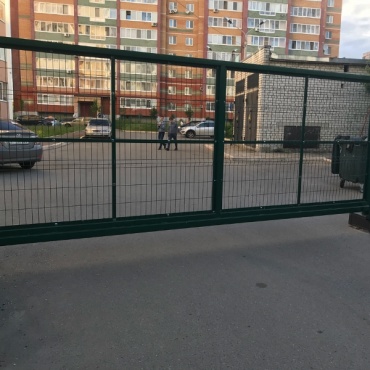 Alutech откатные ворота промышленные 4250x2250